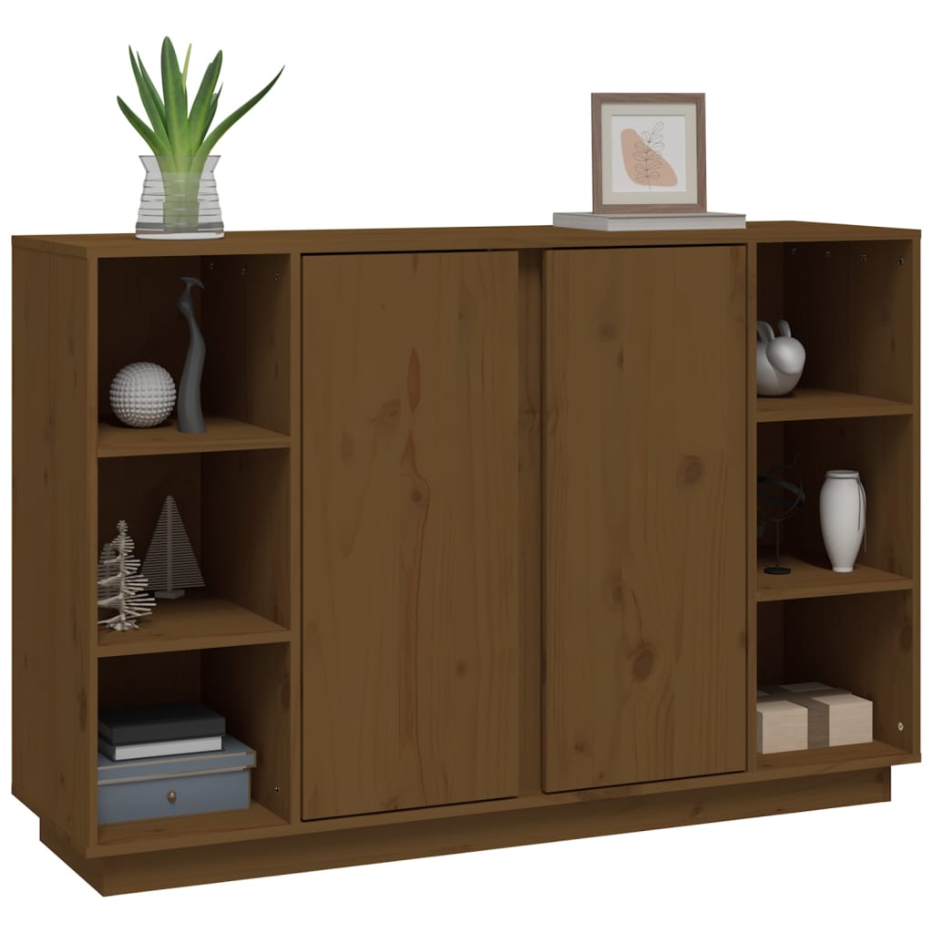 Credenza ambra 120x35x80 cm in Legno Massello di Pino