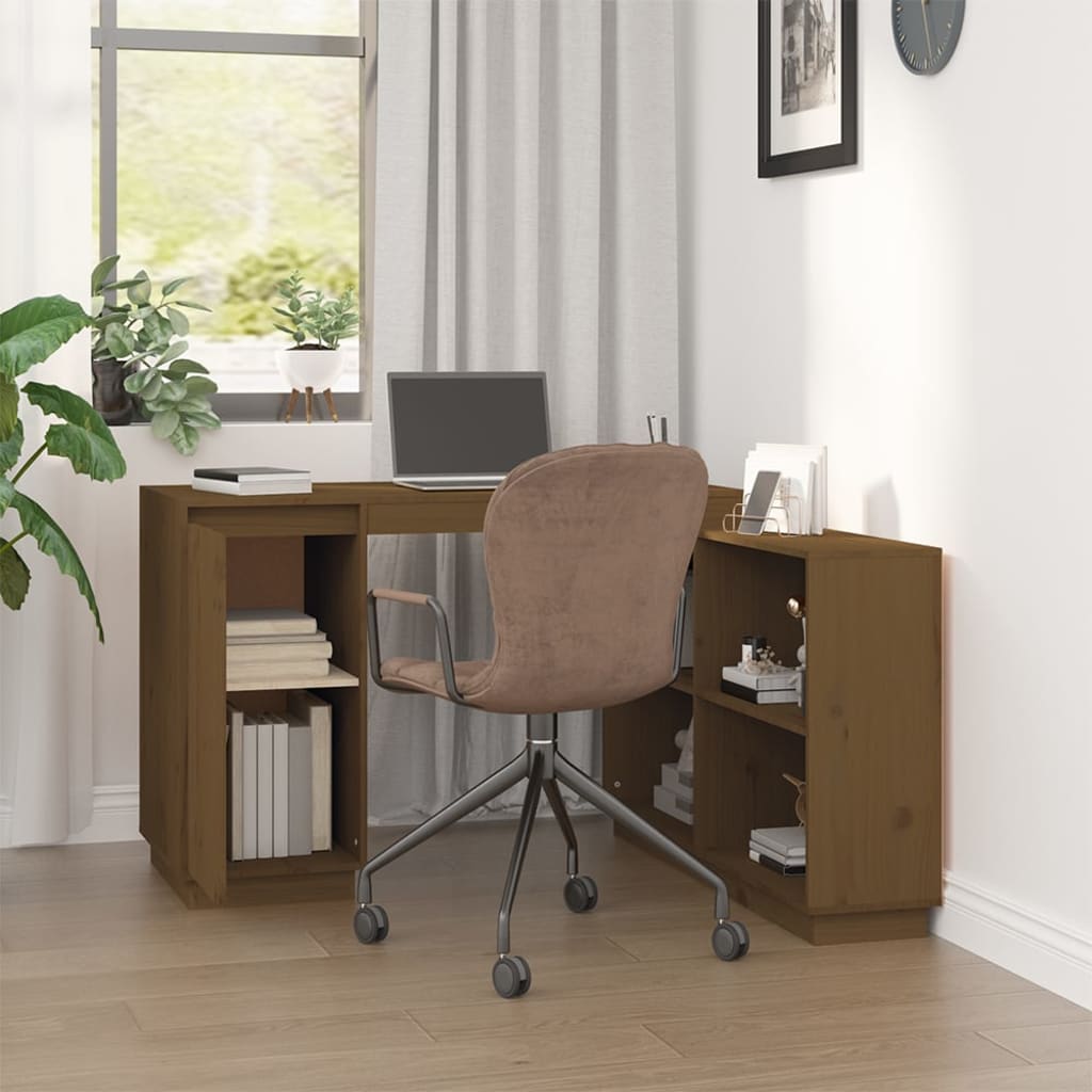 Scrivania ambra 110x50x75 cm in Legno Massello di Pino