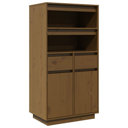Credenza ambra 60x40x116,5 cm in Legno Massello di Pino