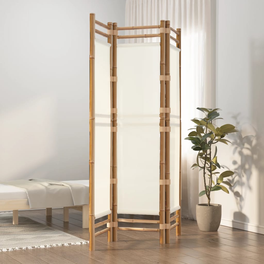 Divisorio Ambienti 3 Pannelli Pieghevole 120 cm BambÃ¹ e Tela