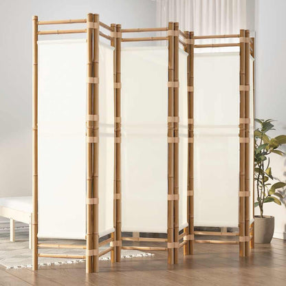 Divisorio Ambienti 6 Pannelli Pieghevole 240 cm BambÃ¹ e Tela