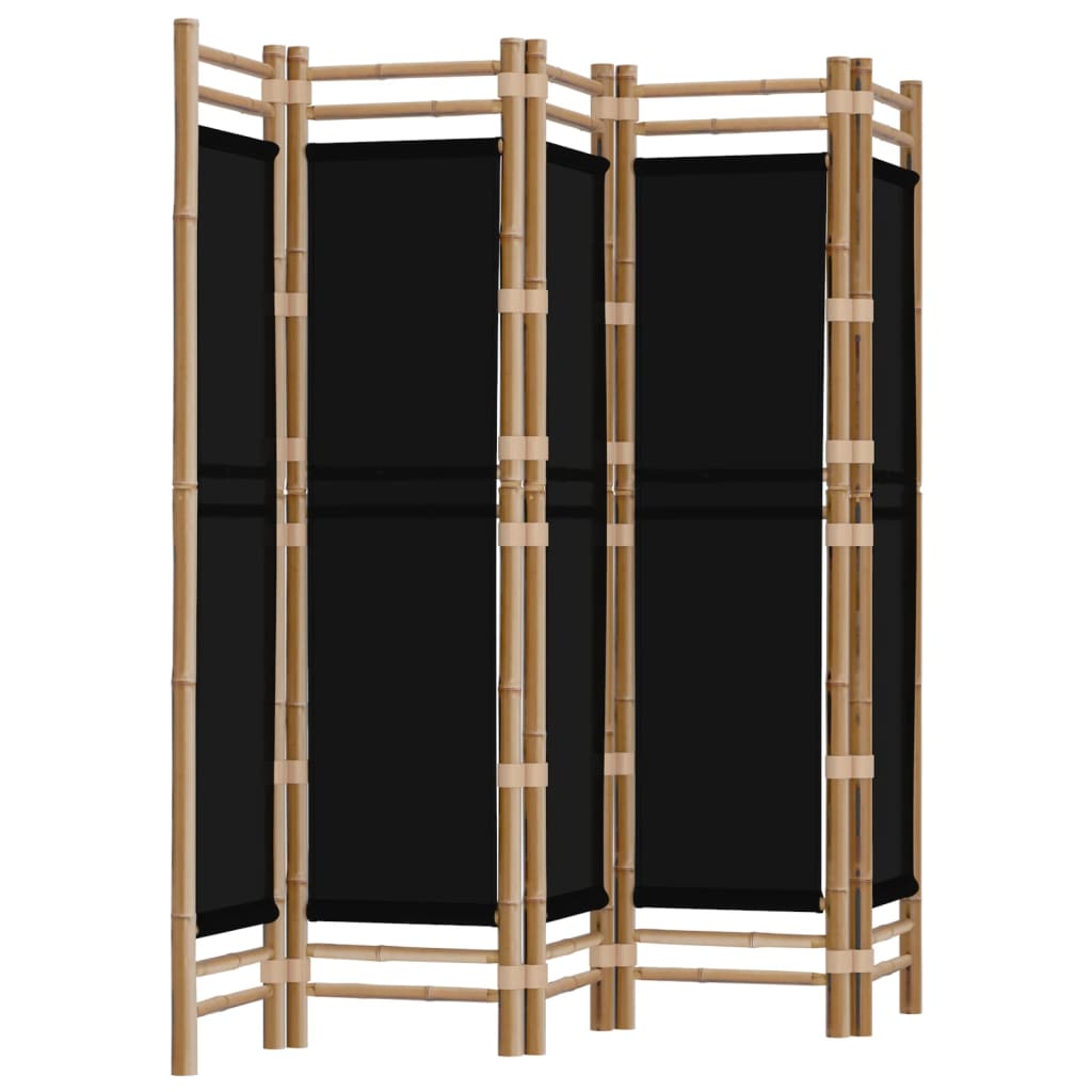 Divisorio Ambienti 5 Pannelli Pieghevole 200 cm BambÃ¹ e Tela