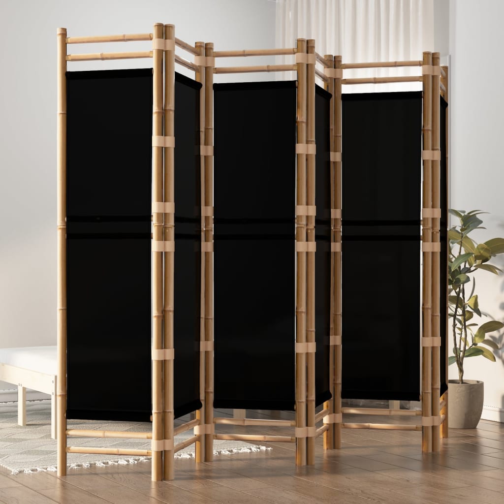 Divisorio Ambienti 6 Pannelli Pieghevole 240 cm BambÃ¹ e Tela