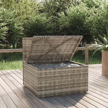 Poltrona Centrale Giardino Cuscino Grigio 57x57x56cm Polyrattan