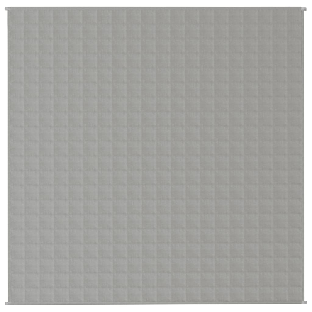 Coperta Ponderata Grigia 200x200 cm 13 kg Tessuto
