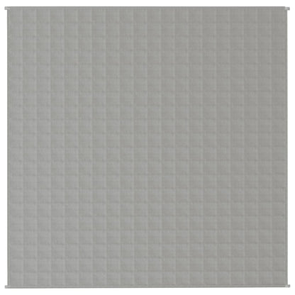 Coperta Ponderata Grigia 200x200 cm 13 kg Tessuto