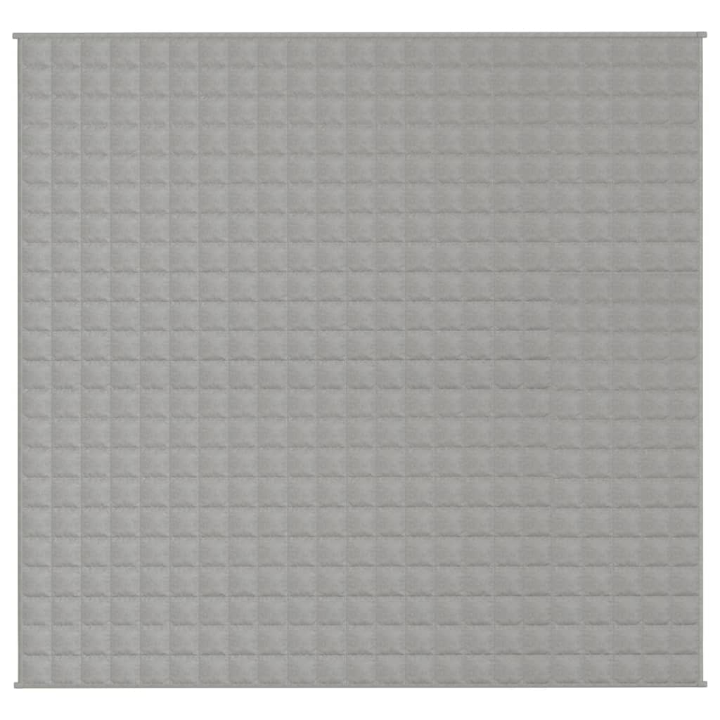 Coperta Ponderata Grigia 220x235 cm 15 kg Tessuto