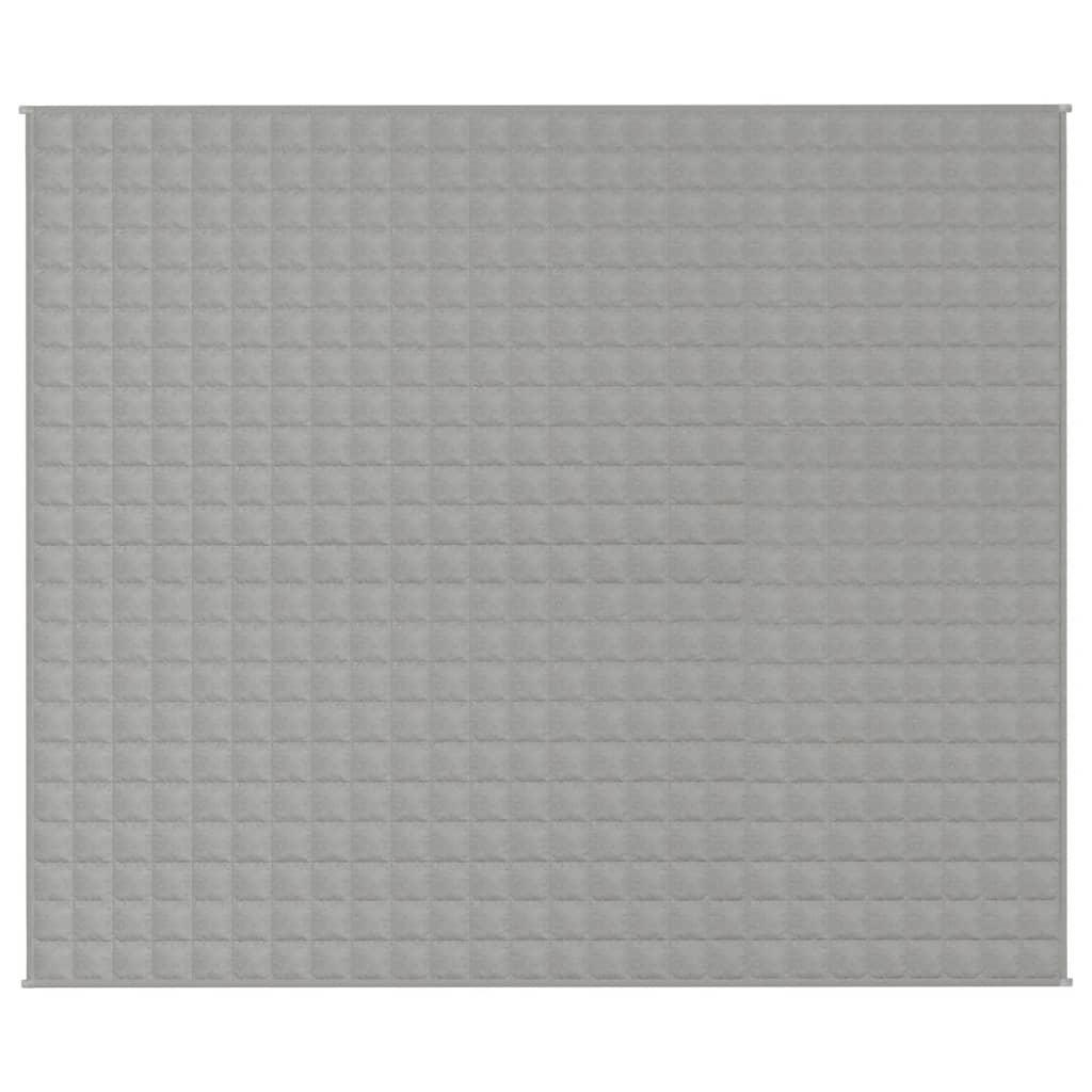 Coperta Ponderata Grigia 220x260 cm 15 kg Tessuto