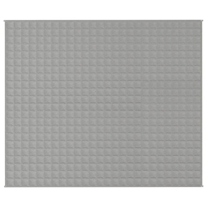 Coperta Ponderata Grigia 220x260 cm 15 kg Tessuto