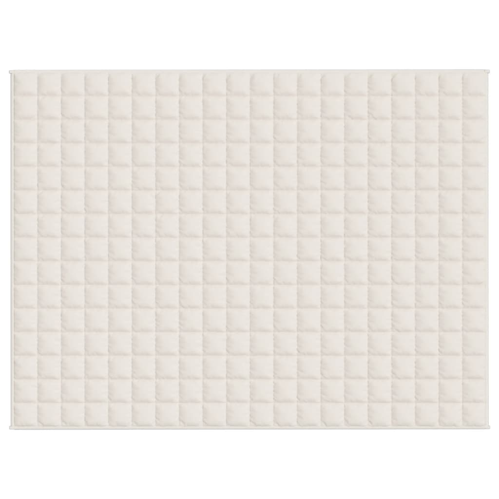 Coperta Ponderata Crema Chiaro 150x200 cm 7 kg Tessuto