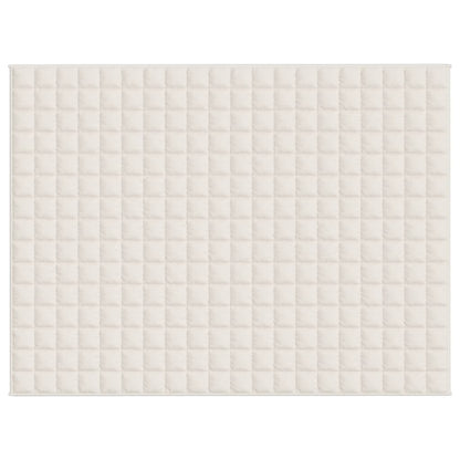 Coperta Ponderata Crema Chiaro 150x200 cm 7 kg Tessuto
