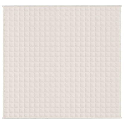 Coperta Ponderata Crema Chiaro 220x235 cm 15 kg Tessuto
