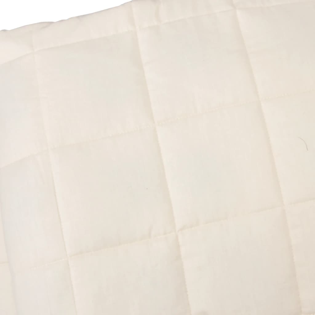 Coperta Ponderata Crema Chiaro 220x260 cm 11 kg Tessuto