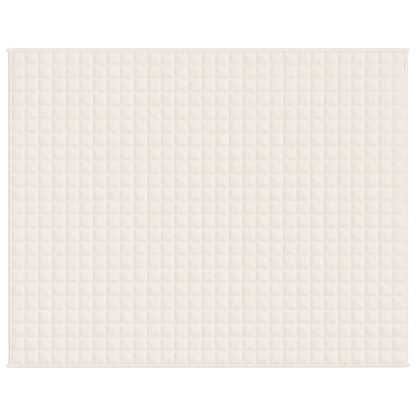 Coperta Ponderata Crema Chiaro 235x290 cm 11 kg Tessuto