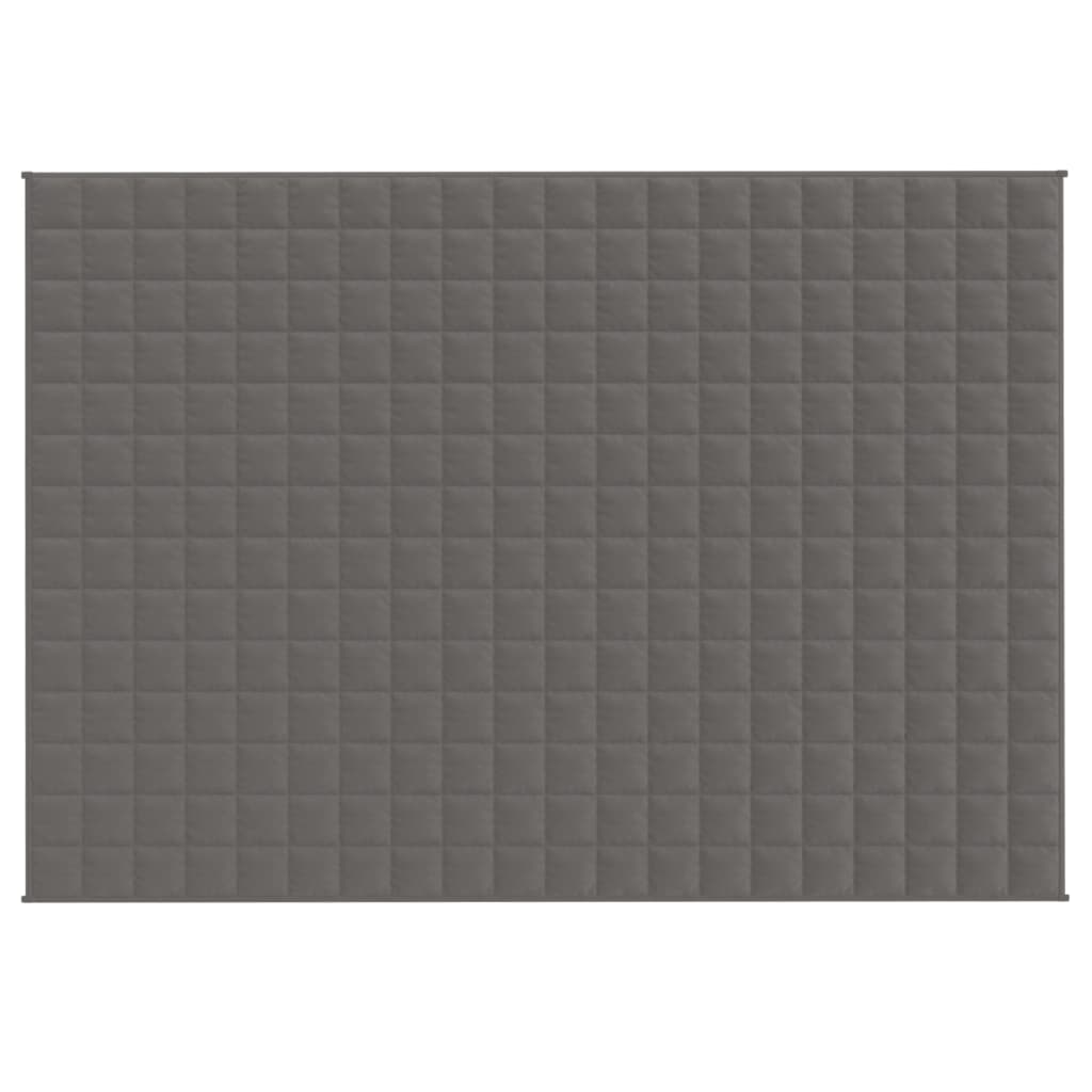 Coperta Ponderata Grigia 138x200 cm 10 kg Tessuto
