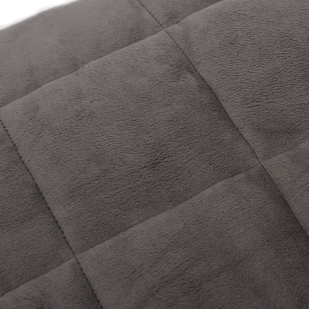 Coperta Ponderata Grigia 138x200 cm 10 kg Tessuto
