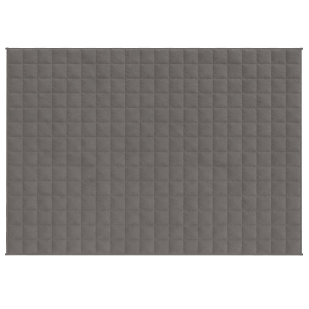 Coperta Ponderata Grigia 150x200 cm 7 kg Tessuto