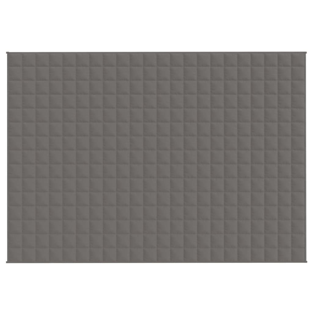 Coperta Ponderata Grigia 155x220 cm 7 kg Tessuto