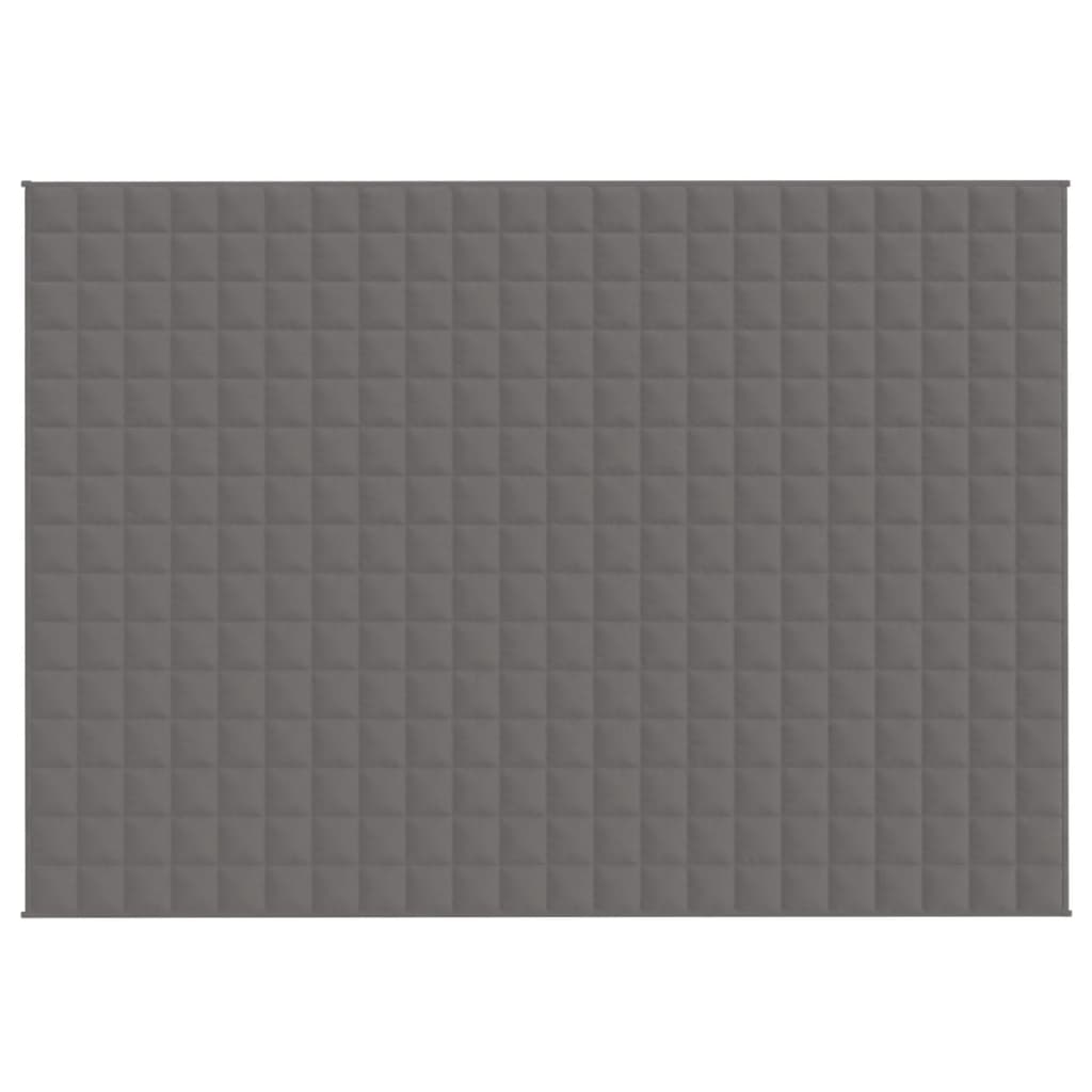 Coperta Ponderata Grigia 155x220 cm 11 kg Tessuto