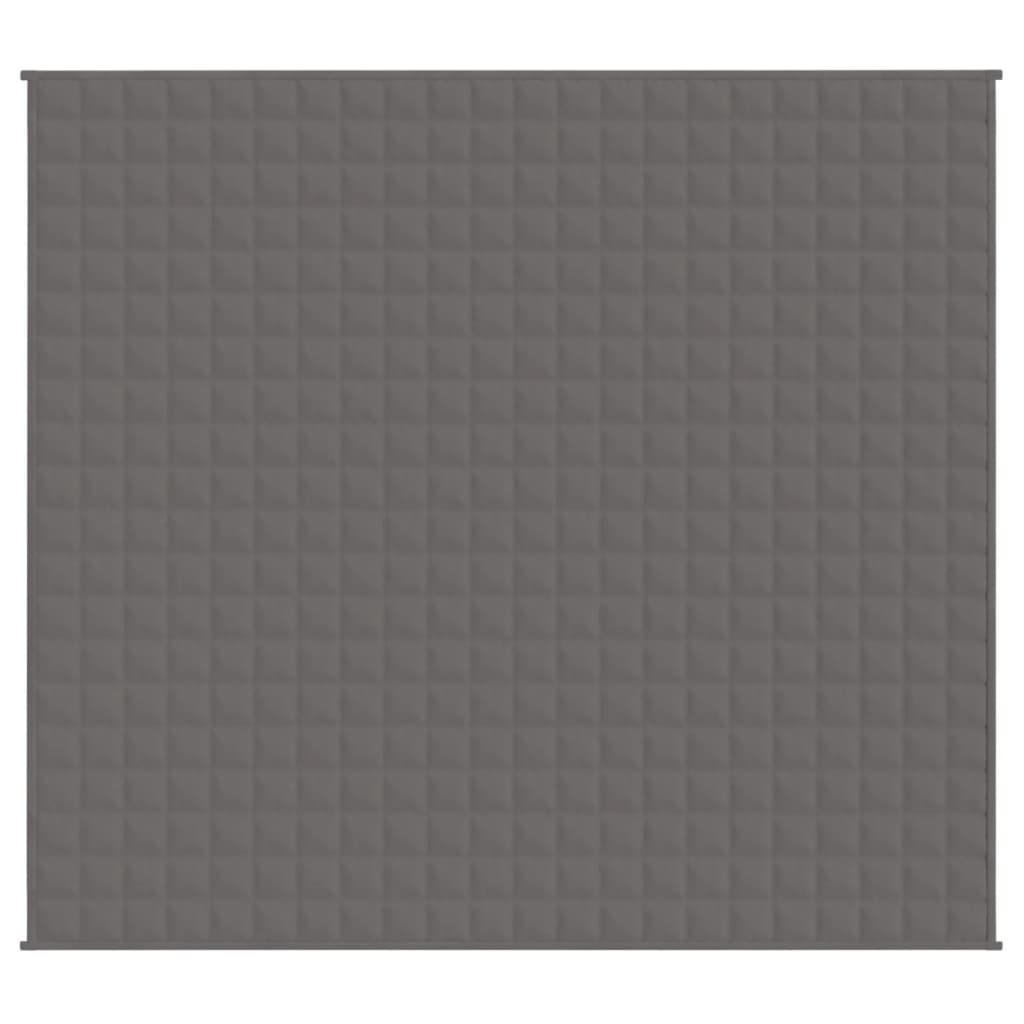Coperta Ponderata Grigia 200x225 cm 9 kg Tessuto