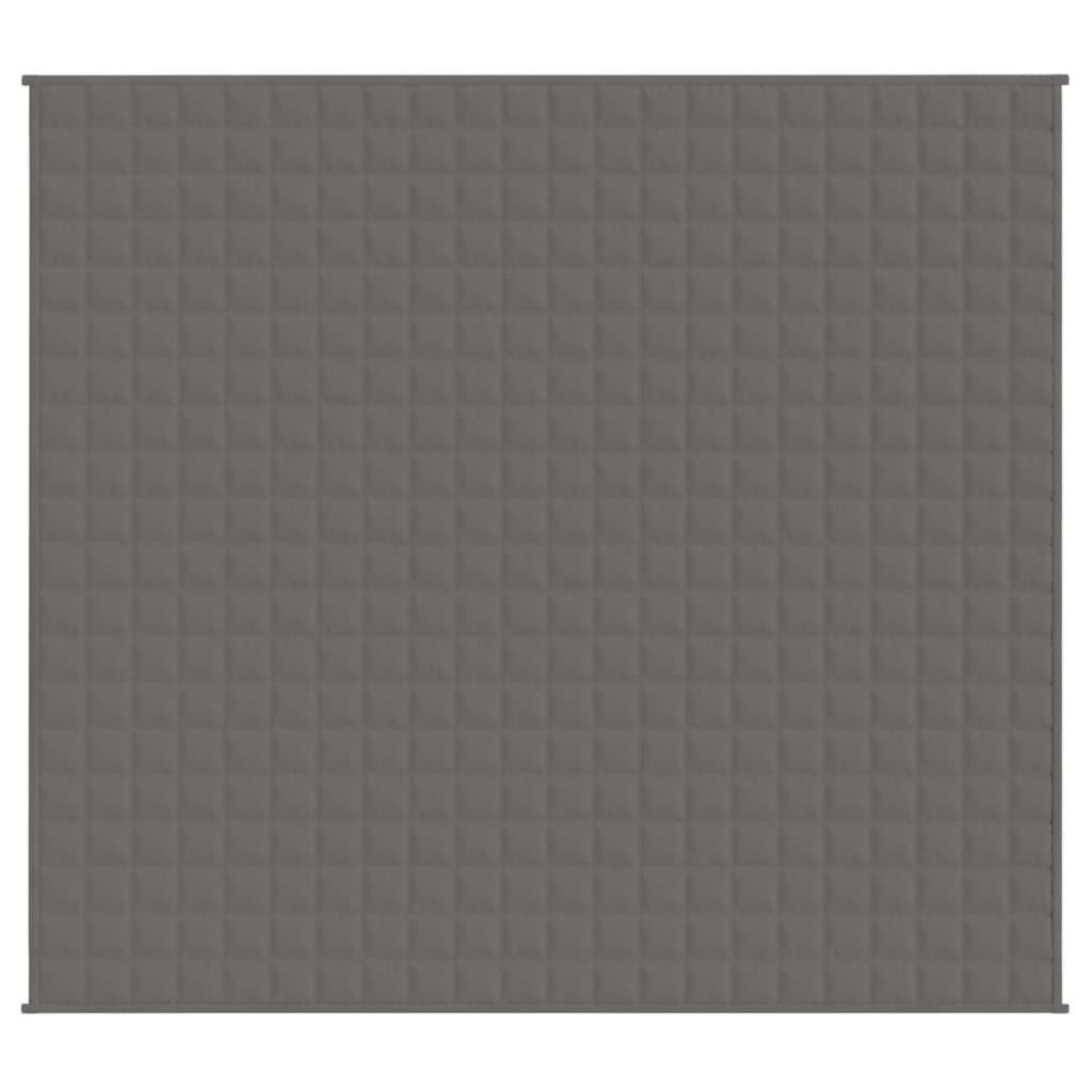Coperta Ponderata Grigia 200x225 cm 13 kg Tessuto