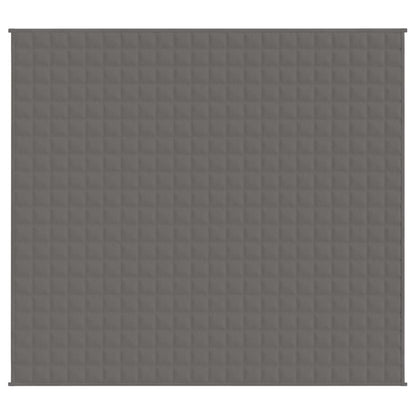 Coperta Ponderata Grigia 200x225 cm 13 kg Tessuto