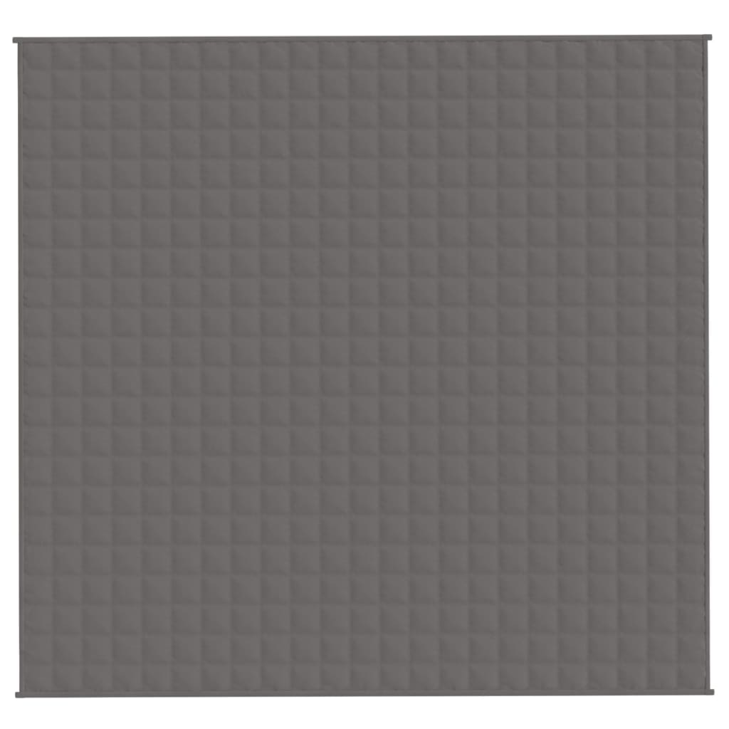 Coperta Ponderata Grigia 220x235 cm 11 kg Tessuto