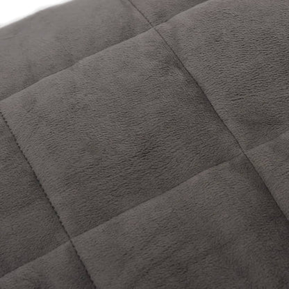 Coperta Ponderata Grigia 220x235 cm 11 kg Tessuto
