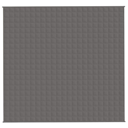 Coperta Ponderata Grigia 220x235 cm 15 kg Tessuto