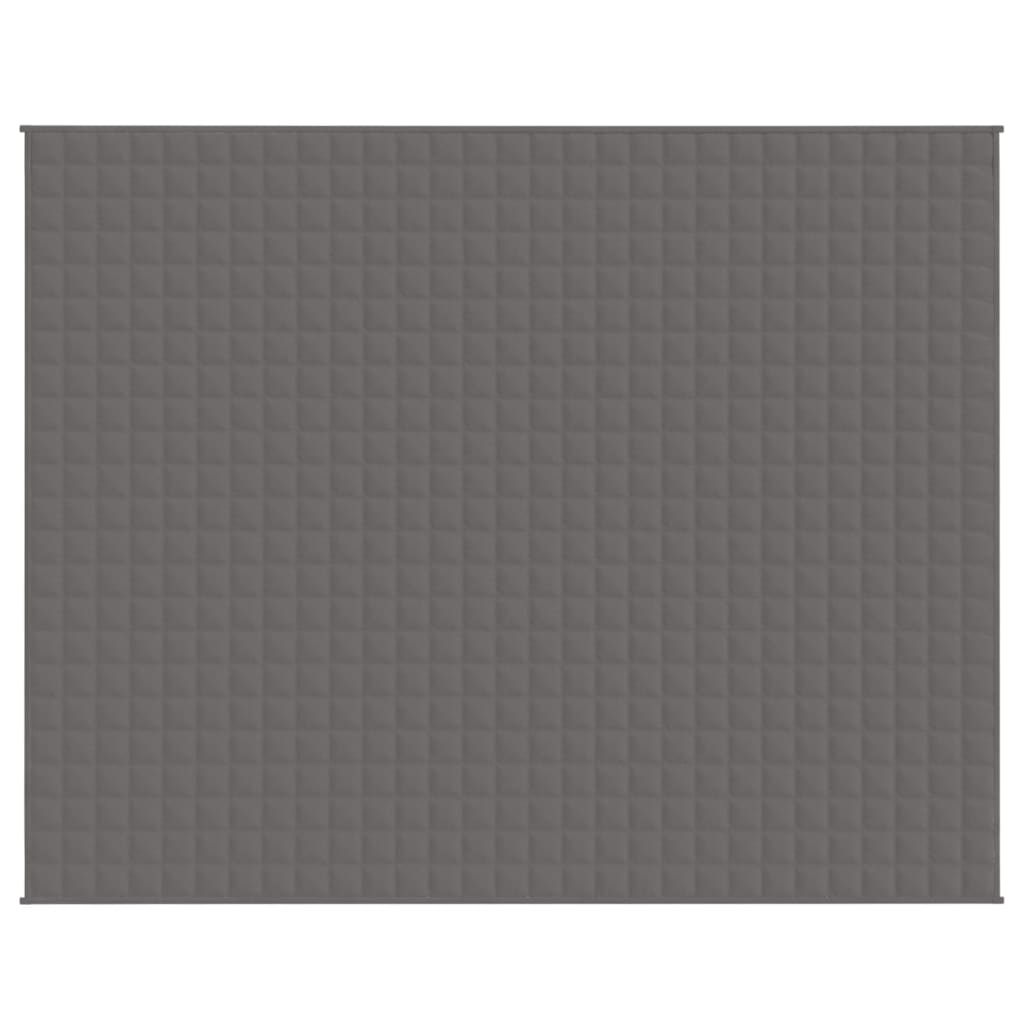 Coperta Ponderata Grigia 235x290 cm 11 kg Tessuto