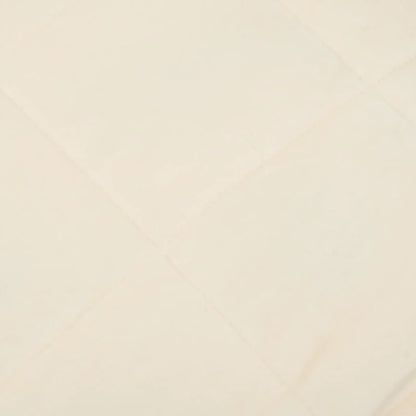 Coperta Ponderata Crema Chiaro 120x180 cm 5 kg Tessuto