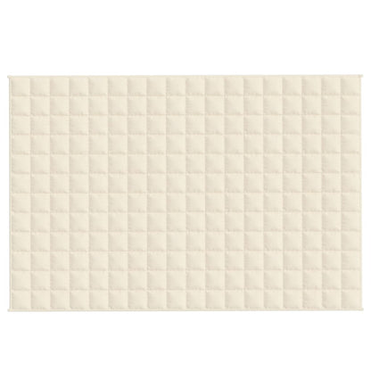 Coperta Ponderata Crema Chiaro 120x180 cm 9 kg Tessuto
