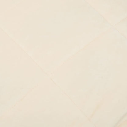 Coperta Ponderata Crema Chiaro 120x180 cm 9 kg Tessuto