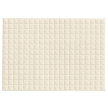 Coperta Ponderata Crema Chiaro 138x200 cm 6 kg Tessuto