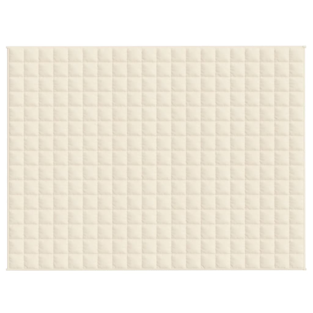 Coperta Ponderata Crema Chiaro 150x200 cm 11 kg Tessuto