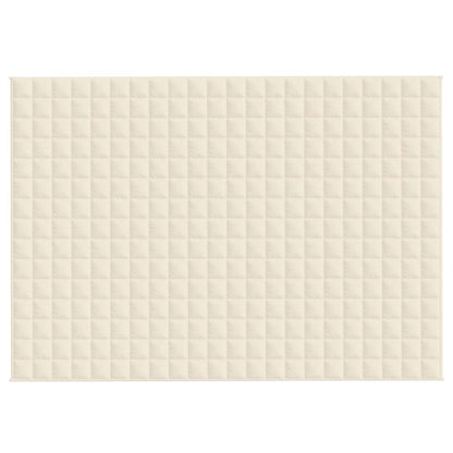 Coperta Ponderata Crema Chiaro 155x220 cm 11 kg Tessuto