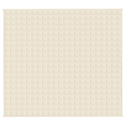 Coperta Ponderata Crema Chiaro 200x225 cm 9 kg Tessuto