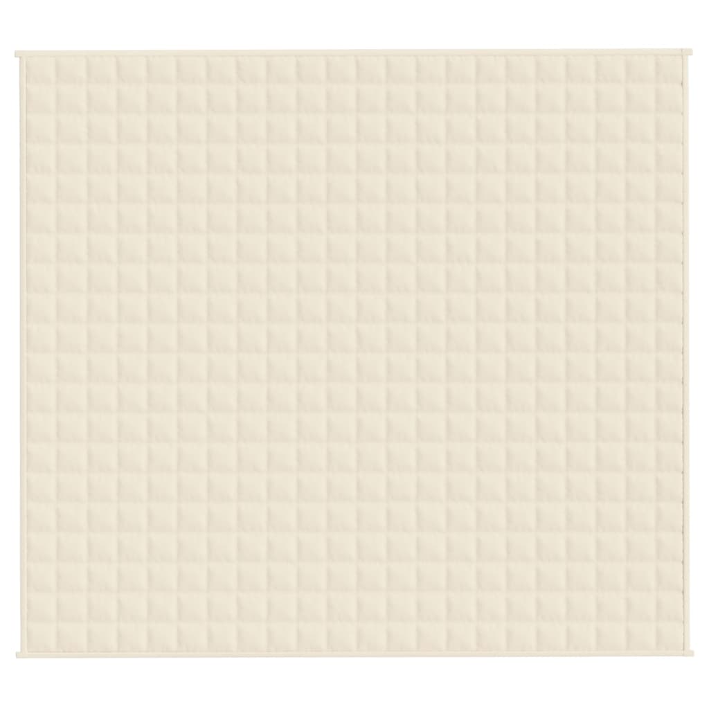Coperta Ponderata Crema Chiaro 200x225 cm 13 kg Tessuto