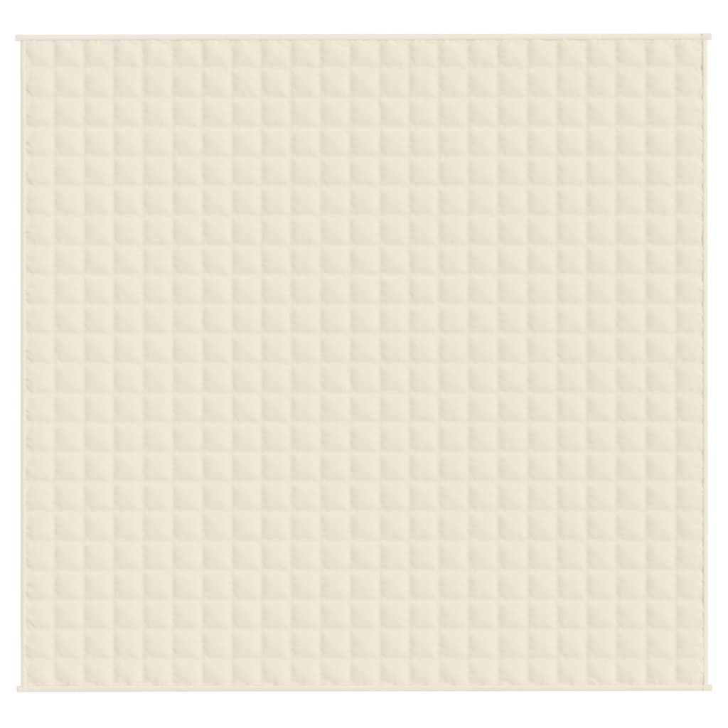 Coperta Ponderata Crema Chiaro 220x235 cm 11 kg Tessuto