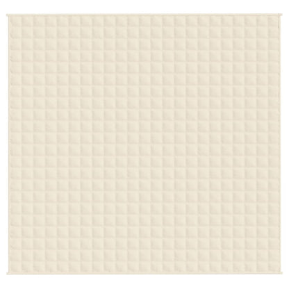 Coperta Ponderata Crema Chiaro 220x235 cm 11 kg Tessuto