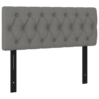 Testiere Grigio Scuro 100x7x78/88 cm in Tessuto