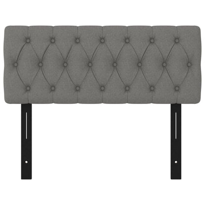 Testiere Grigio Scuro 100x7x78/88 cm in Tessuto
