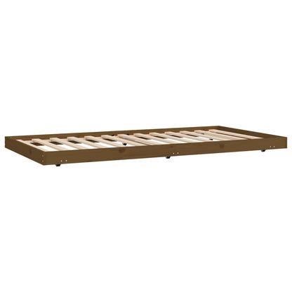 Giroletto Marrone Ambra 90x200 cm in Legno Massello di Pino