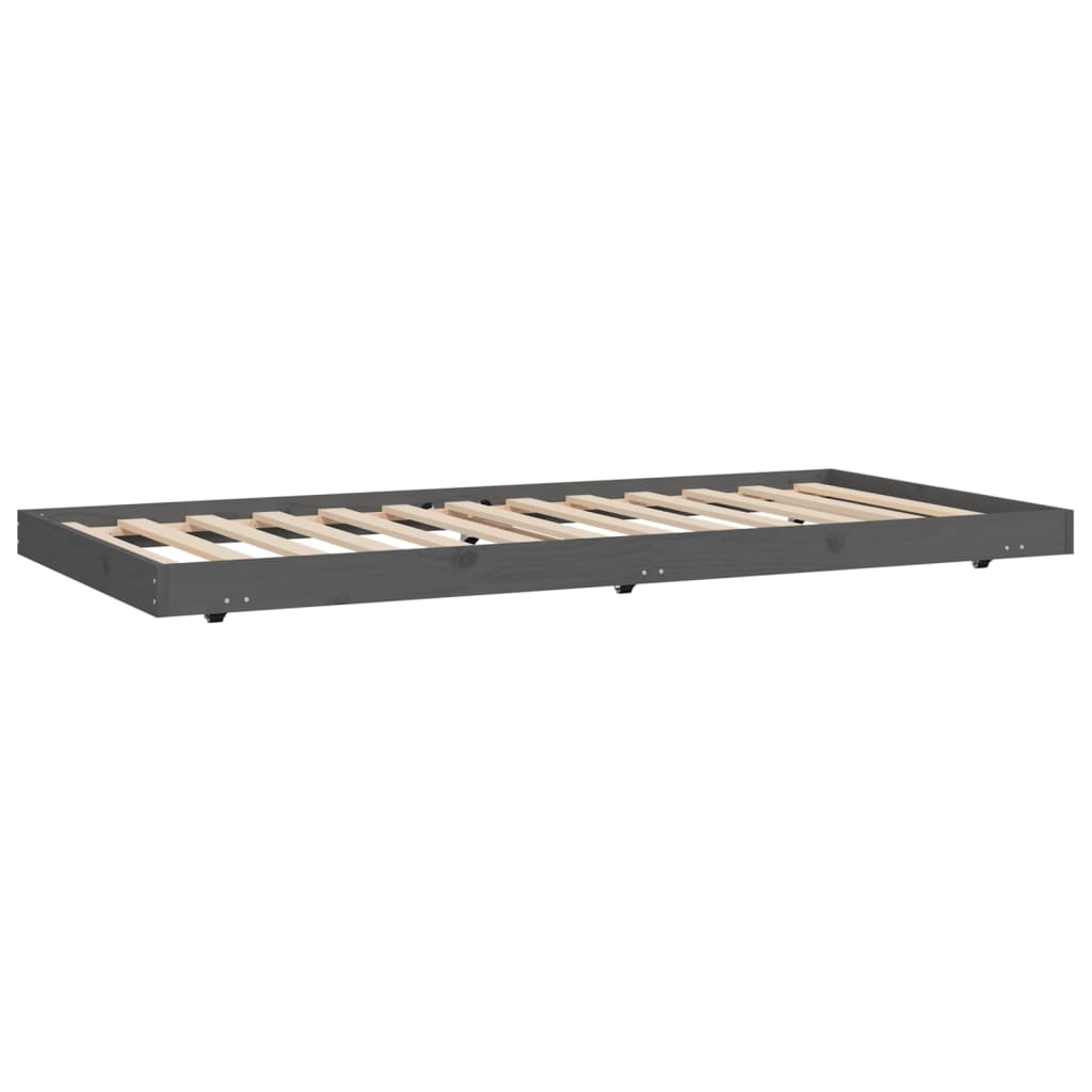 Giroletto Grigio 75x190 cm in Legno Massello di Pino