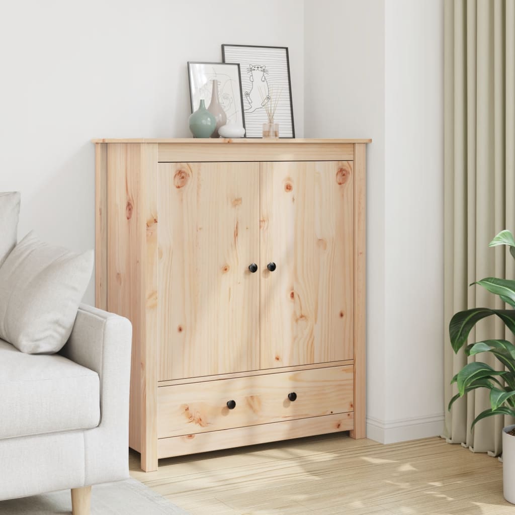 Credenza 83x41,5x100 cm in Legno Massello di Pino