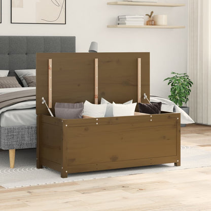 Contenitore Portaoggetti Ambra 110x50x45,5cm Massello di Pino
