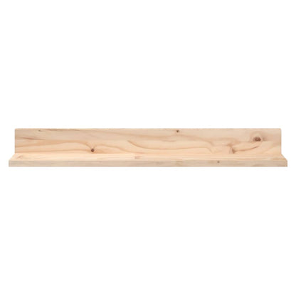 Mensole da Parete 2 pz 80x11x9cm in Legno Massello di Pino