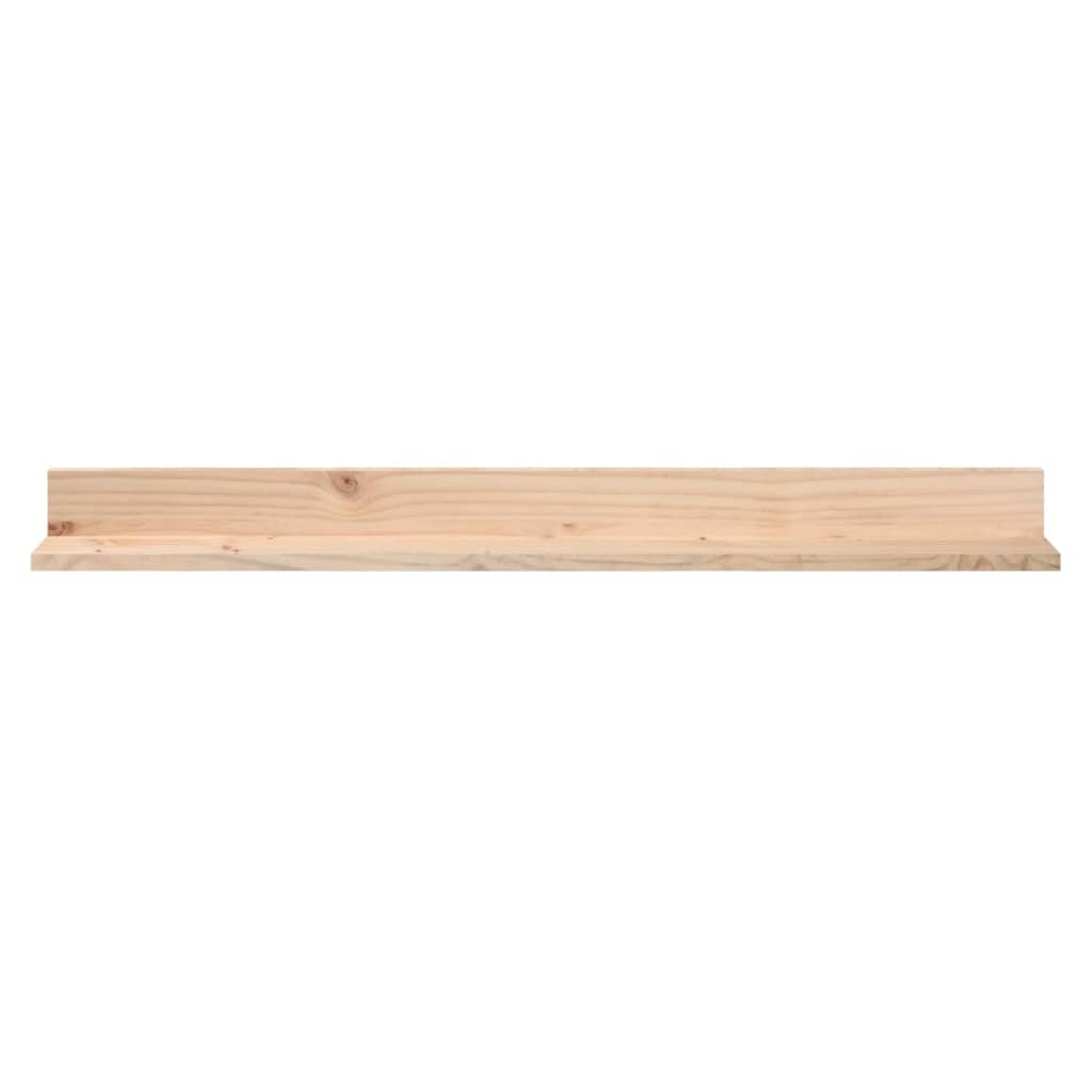 Mensole da Parete 2 pz 110x11x9cm in Legno Massello di Pino
