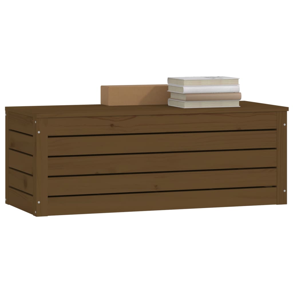 Contenitore Portaoggetti Ambra 89x36,5x33cm Legno Massello Pino
