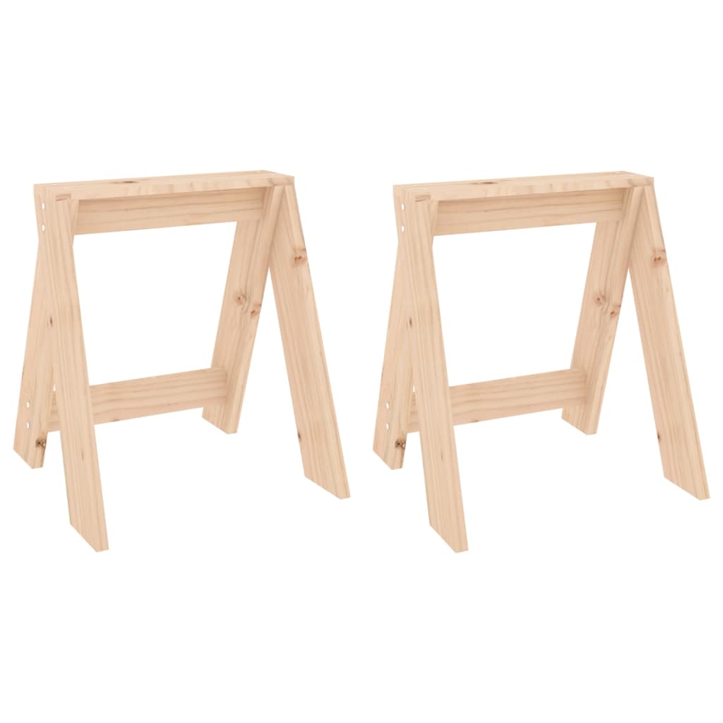Sgabelli 2 pz 40x40x45 cm in Legno Massello di Pino